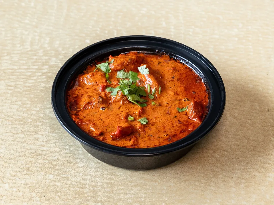 Butter chicken in a creamy tomato sauce